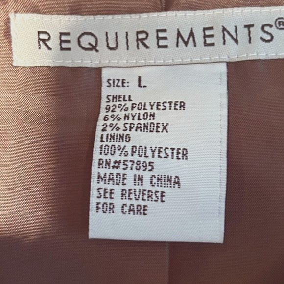 Requirements Zip-Front Watercolor Wash Jacket  L EUC - Picture 7 of 7